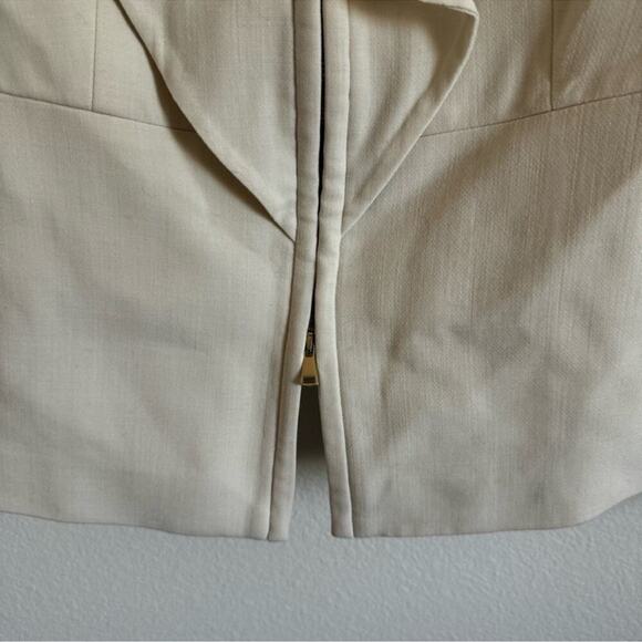 MaxMara Giralda Ruffle Waterfall Panel Zip Up Blazer - Picture 6 of 12